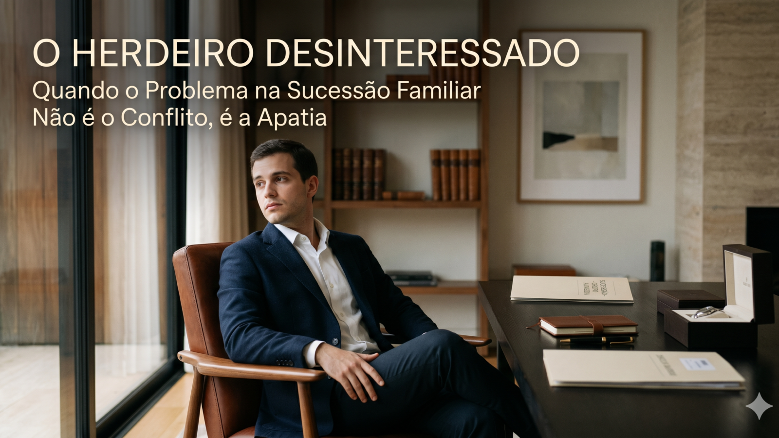 O Herdeiro Desinteressado: Quando o Problema na Sucessão Familiar Não é o Conflito, é a Apatia